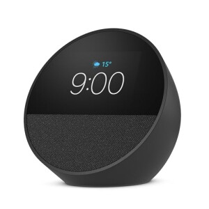 Echo Spot com Alexa (Geração mais recente) | Despertador inteligente com som vibrante | Cor Preta...
