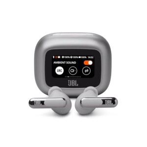 JBL Fone de Ouvido Bluetooth Live Beam 3 In-ear Tela de 1.45" Cancelamento de Ruído - Prata — 48%...