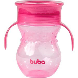Copo Com Alça 360º Buba Rosa — 42% OFF