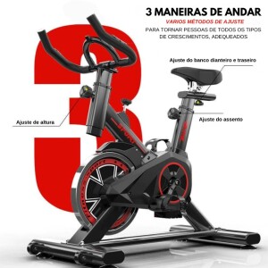 Achamos: Bicicleta Bike Ergometrica Spinning Academia Fitness Profissional 120kg por R$ 415,15
