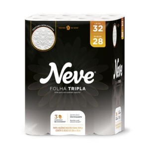 Papel Higiênico Neve Supreme Folha Tripla Leve 32 Pague 28 20 Metros — 38% OFF