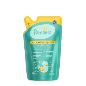 Refil Sabonete Líquido Pampers Glicerina Da Cabeça aos Pés 350ml por R$ 14,62