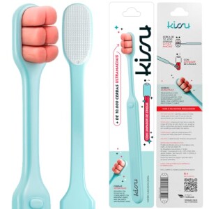 Kissu Escova De Dente Ultra Macia Azul Claro: de R$ 14,99 por R$ 11,30