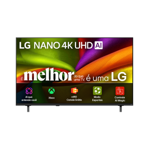 Smart TV LG NANO UHD AI 4K NU855 75 polegadas 2026 por R$ 4.564,17