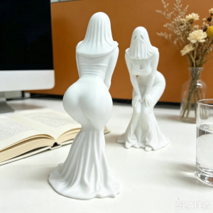 Estátua Decoração 3D Pose de Descanso com 49% de desconto