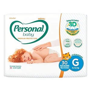 Achamos: Fralda Personal Baby Premium Protection G com 30 por R$ 30,00