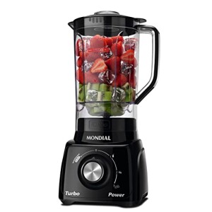 Achamos: MONDIAL Liquidificador Turbo Power, Preto, 550W, 220V - L-99 FB por R$ 65,99