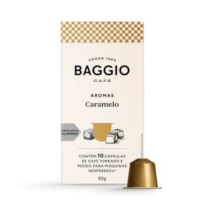 Baggio Café Cápsulas De Café Aroma Caramelo Compatível Com Nespresso Contém 10 Cápsulas com 31% d...