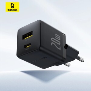 Baseus Palm Carregador Rápido C + U PD 20W Carregamento Para IphoneMotorolaSamsung Galaxy — 61% OFF