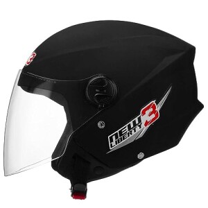 Capacete Aberto Pro Tork New Liberty 3 Solid Preto Fosco Tam. 60 — 41% OFF