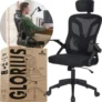 Cadeira De Escritorio Ergonomica Nr17 Glorious Marqs Home Giratoria Resistente Reforçada 180kg Co…