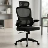 Achamos: cadeira de Escritório ergonomica movel Veneza I-100 Cor Preto Com Suporte Lombar Apoio D…