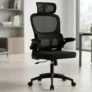 Achamos: cadeira de Escritório ergonomica movel Veneza I-100 Cor Preto Com Suporte Lombar Apoio D…