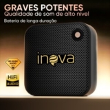 INOVA caixa de som bluetooth portátil alto falante bluetooth rádio alto falante à prova d’água em…