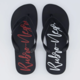 Chinelo Flamengo Rubro Negro Preto por R$ 23,68