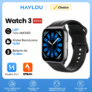 Relógio HAYLOU 3 com Chamadas de Voz, Smartwatch com Tela AMOLED de 1.85”, Monitoramento de Saúd…