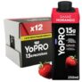 YoPRO Bebida Láctea UHT Morango 15g de Proteínas Líquido Caixinha Tetra Pak 250ml (Pack com 12 un…