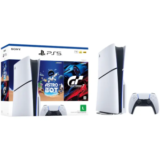 PlayStation 5 Slim Disk 1TB 1 Controle Branco Sony com 2 Jogos por R$ 4.483,08