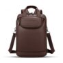 Achamos: Mochila Couro Reforçada Executiva Grande Mochila Para Notebook Trabalho Viagem Escola Co…