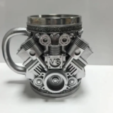 Achamos: Aço inoxidável & ResinCup V8 & V6 caneca com design de motores caneca de café durável e …