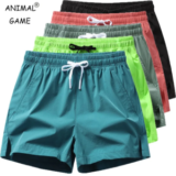 Verão masculino esportes sweatpants shorts casuais bolsos básico cor sólida calças leves jogging …