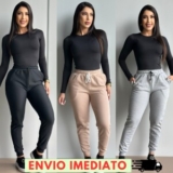 Achamos: Calça Moletom Feminina Jogger por R$ 42,46