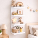 Prateleira Torre de Parede Branca 85cm MDF para Organização e Decoração em promoção na Shopee