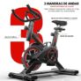 Achamos: Bicicleta Bike Ergometrica Spinning Academia Fitness Profissional 120kg por R$ 415,15