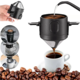 Mini Filtro De Café Chá Coador De Café Reutilizável Portátil Inox para Casa Escritório e Viagens …
