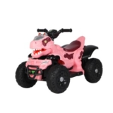Quadriciclo Elétrico Infantil Marcha FrenteRé Dino MaxiToys (Rosa) em promoção na Amazon
