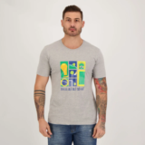Camisa HQ Brasil Cinza- Tam M em promoção na Futfanatics