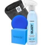 Glazy 500ml Vonixx Limpador Restaurador Vidros 4 Em 1 Redutor Atrito Pano 40×40 Js Aplicador de E…