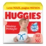 Huggies Fralda Descartável Máxima Proteção XG – 112 Un por R$ 197,00