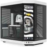 Achamos: Gabinete Gamer Hyte Y70 Touch Infinite Panda, Mid Tower ATX, Tela LCD Touch 4K 14,1″, Br…