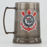 Caneca Gel Corinthians Preta — 60% OFF