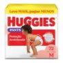Fralda Huggies Supreme Care Roupinha M 72 unidades com 40% de desconto