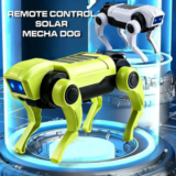 Brinquedo Mecânico de Montagem DIY de Cão Robô RC Modelo de Ensino de Ciências Brinquedos Elétric…