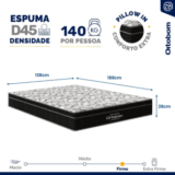 Colchão Espuma D45 Ortobom Airtech Casal em promoção na Americanas