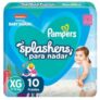 Fralda Pampers Splashers Baby Shark XG 10 unidades em promoção na Amazon