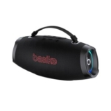 Caixa de Som Basike Estéreo Sem Fio, Boombox 120W, Bluetooth — 19% OFF