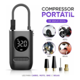 Achamos: Calibrador De Ar Digital Para Pneu Portátil Compressor Usb por R$ 65,00