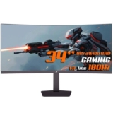 Monitor Gamer SuperFrame Enterprise, 34 Pol, Curvo, UltraWide Quad HD, VA, 1ms, 180Hz em promoção…
