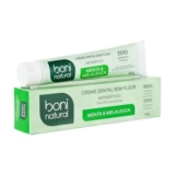Boni Natural – Creme Dental Com Óleos Naturais De Menta E Melaleuca Vegano E Natural, Sem Flúor, …