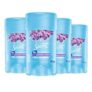 Secret Kit Desodorante Em Gel Invisível Antitranspirante Lavanda Com 4 Unidades 45g — 19% OFF