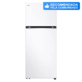 Achamos: Geladeira Duplex LG 395L Branca com Compressor Smart Inverter e Door Cooling+ – 220V – G…