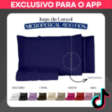 Achamos: Jogo de Lençol Micropercal 400 Fios (23 Peças) Solteiro Casal Queen King por R$ 39,99