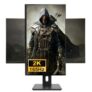 Fyhxele 27″ Gamer Monitor De Jogos De 2k 165hz Qhd 2560×1440 Ips, 1ms, Vesa, Alto-falante, Sincro…