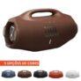 Achamos: Caixa de Som Boombox 4 Cor Laranja Marrom Preta Branca ou Azul Bluetooth À Prova D’água …