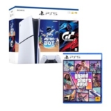 Bundle GTA VI + PlayStation 5 Slim Disk Pacote Astro Bot e Gran Turismo 7: de R$ 5.549,80 por R$ …