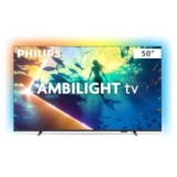 Achamos: PHILIPS Smart TV Ambilight 50″ 4K Titan OS 50PUG810078 Comando de Voz HDR10+Dolby Atmos …